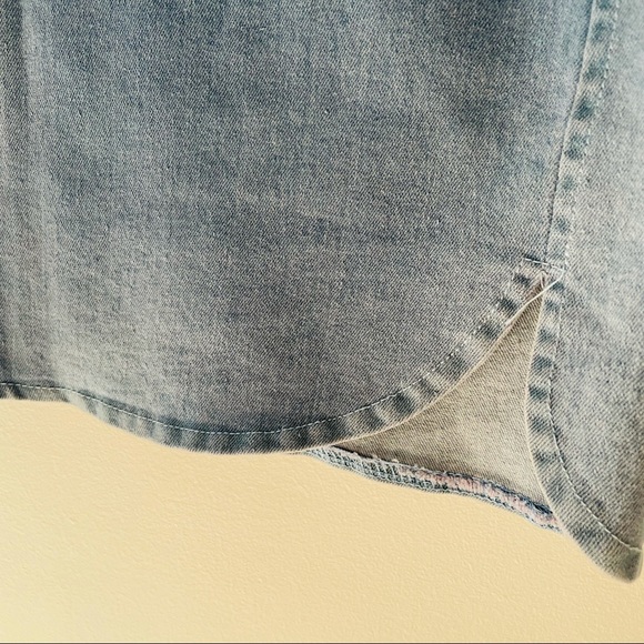 Size 12 AVA Fitted Bodycon Long Midi Denim Skirt - Picture 4 of 13